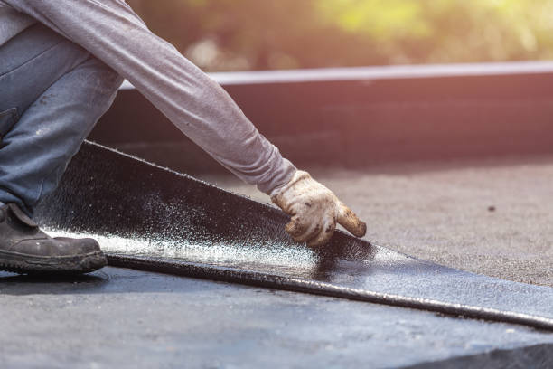 Professional Waterproofing technician working in Plymouth, PA